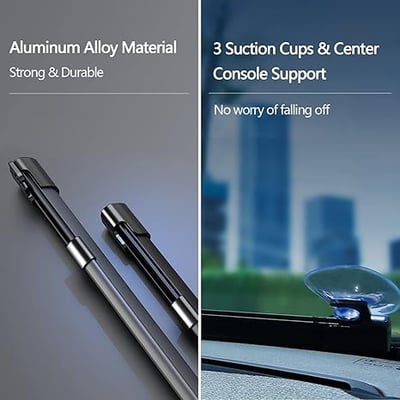 Automatic retractable car sunshade