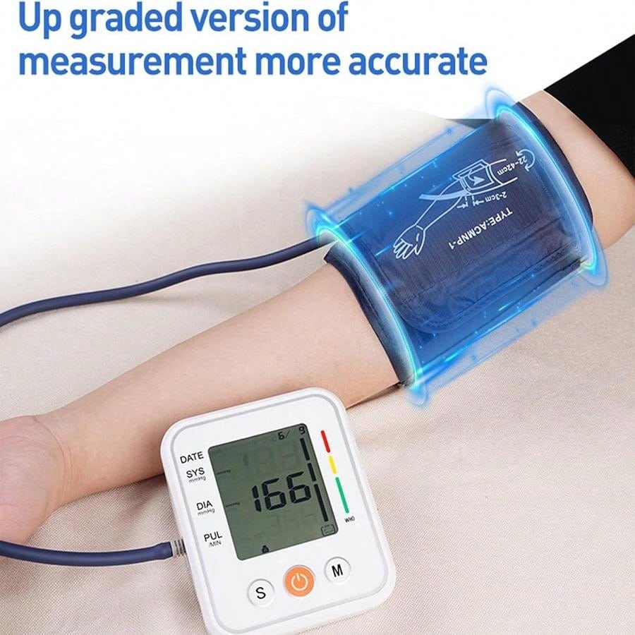 Digital Arm Blood Pressure Monitor Easy Home